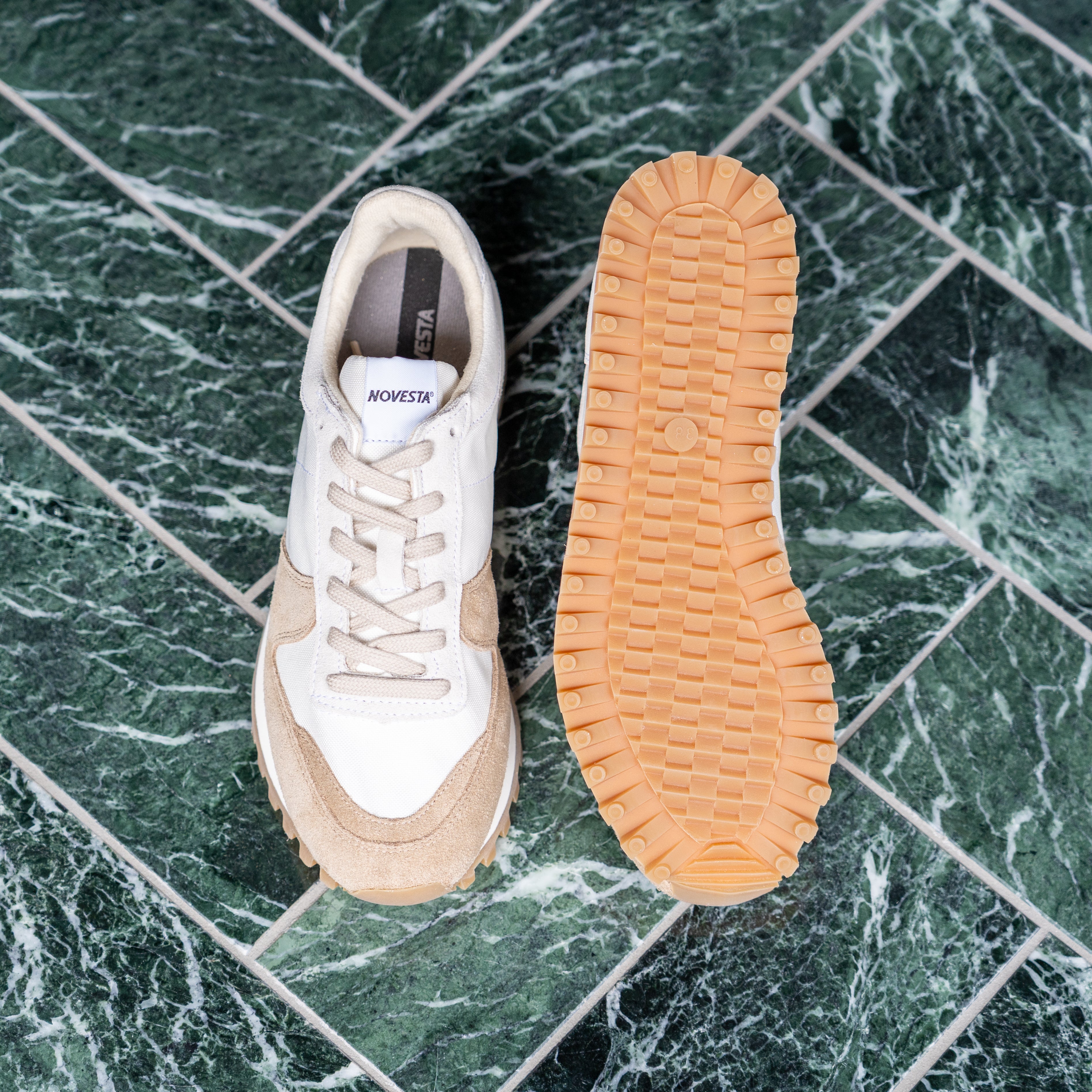 NOVESTA MARATHON TRAIL WHITE/BEIGE – THE CLOAKROOM
