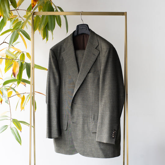 Loro Piana「SUMMERTIME」オリーブブラウンスーツ