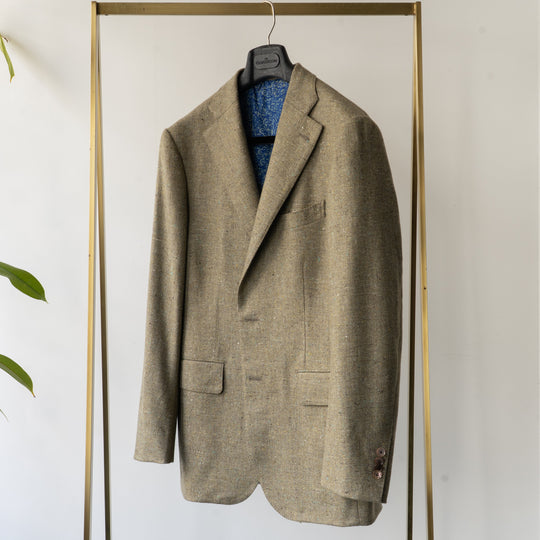 Loro Piana “ROYAL TWEED”のネップツイードジャケット