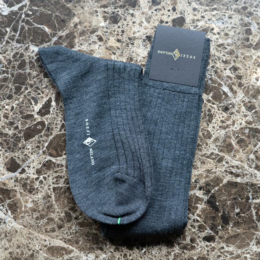 SOZZI Milano Long Socks Grey