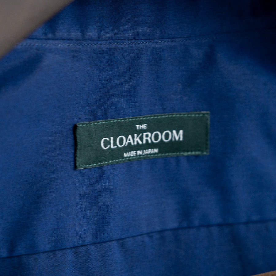 The Cloakroom バンドカラーシャツ / ブルー